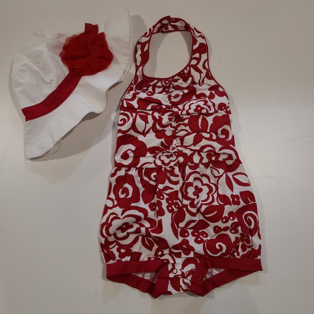 Gymboree Romper and Hat